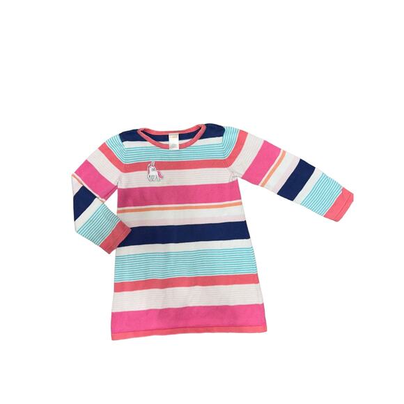 Gymboree Multi Colored Striped Sweater Dress 5T - Picture 3 of 7